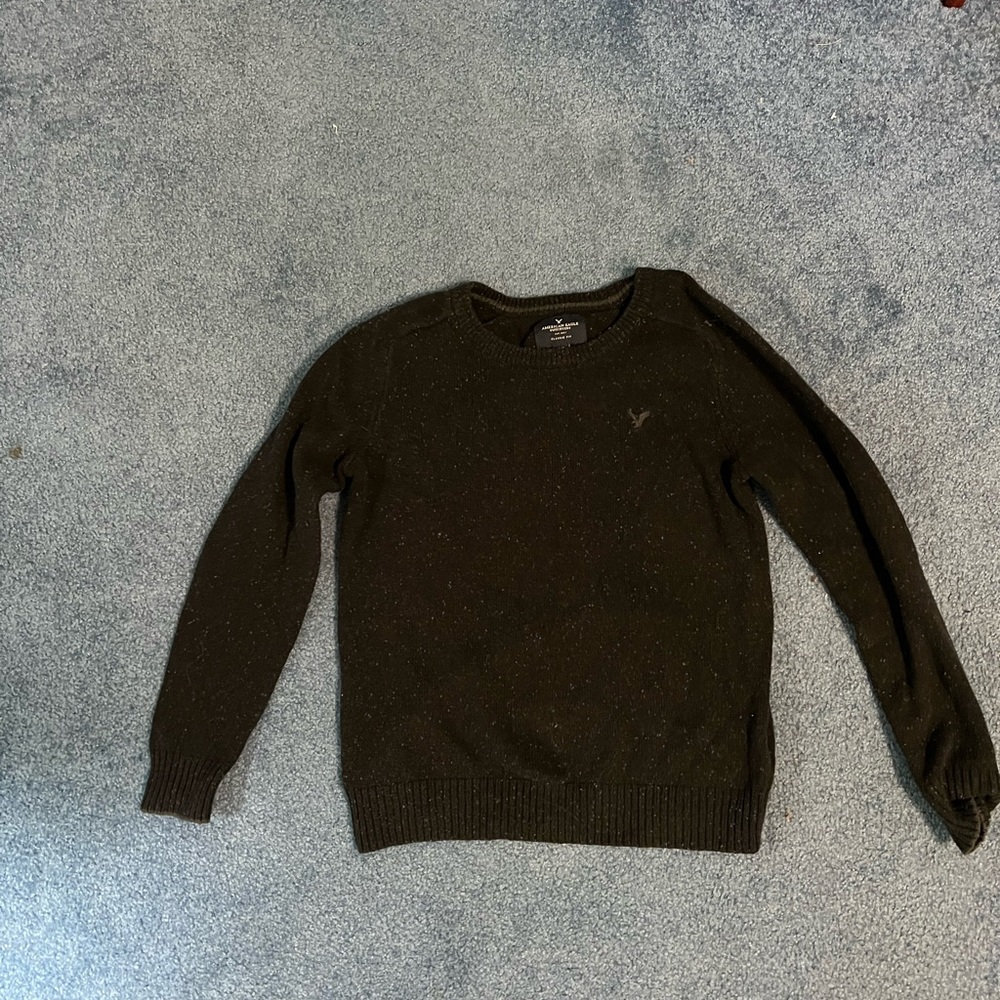 Black and Blue American Eagle Sweater